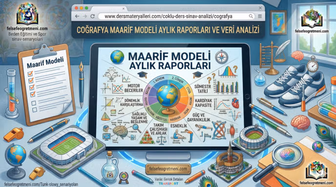 Coğrafya Maarif Modeli Aylık Raporları